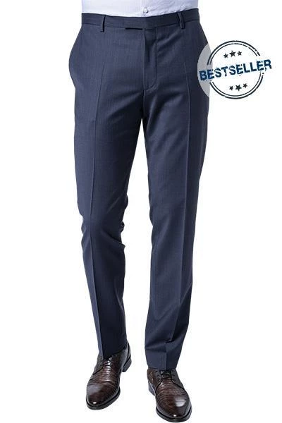 JOOP! Hose JT-02Blayr 30003106/402 Slim Fit, Wolle, Dunkelblau meliert, Tiefseeblau 4 JOOP! Hose JT-02Blayr 30003106/402 Slim Fit, Wolle, Dunkelblau meliert, Tiefseeblau – Bild 2
