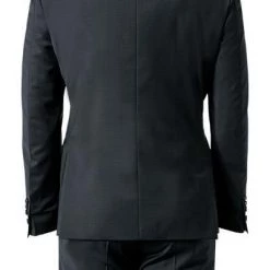 JOOP! Anzug 30003099+30003110+30003106/001 Anzug Herby-Blayr mit Weste, Slim Fit, Wolle, Schwarz -Anzüge & Westen Schritte 251199 norm6