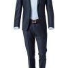 ROY ROBSON Anzug S00050381694700+295400/A401 Slim Fit, Schurwolle, Nachtblau -Anzüge & Westen Schritte 251475 norm