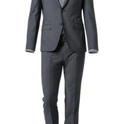 ROY ROBSON Anzug S00050381694700+295400/A020 Slim Fit, Schurwolle, Grau meliert, Grau
