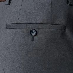 ROY ROBSON Anzug S00050381694700+295400/A020 Slim Fit, Schurwolle, Grau meliert, Grau -Anzüge & Westen Schritte 251476 norm8