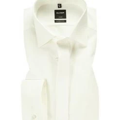OLYMP Hemd Luxor Modern Fit 0394/70/21 Popeline, Extra langer Arm, Offwhite, Beige