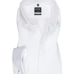 OLYMP Hemd Luxor Modern Fit 0395/70/00 Popeline, Extra langer Arm, Weiß