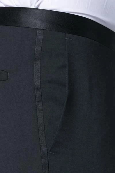 HUGO Smoking Hose HetonS 50321049/001 Smokinghose Heton, Extra Slim Fit, Schurwolle, Schwarz, Black 5 HUGO Smoking Hose HetonS 50321049/001 Smokinghose Heton, Extra Slim Fit, Schurwolle, Schwarz, Black – Bild 3