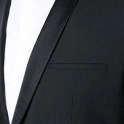 HUGO Smoking AlstonS-HetonS 50321048+49/001 Smoking Alston-Heton, Slim Fit, Schurwoll-Stretch, Schwarz, Black 15 HUGO Smoking AlstonS-HetonS 50321048+49/001 Smoking Alston-Heton, Slim Fit, Schurwoll-Stretch, Schwarz, Black -Anzüge & Westen Schritte 257008 norm3