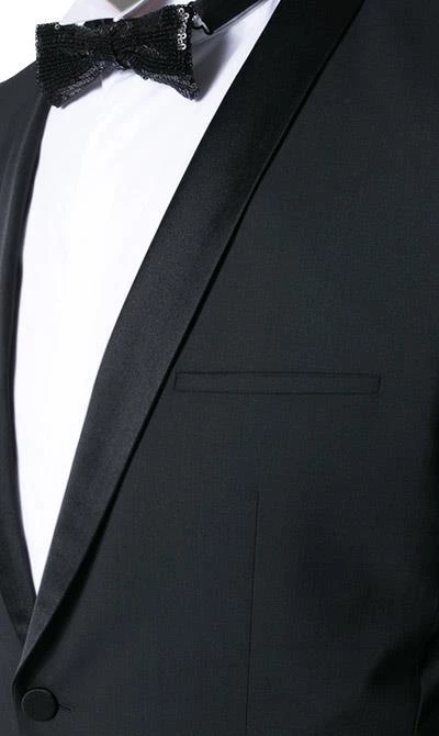 HUGO Smoking AlstonS-HetonS 50321048+49/001 Smoking Alston-Heton, Slim Fit, Schurwoll-Stretch, Schwarz, Black 6 HUGO Smoking AlstonS-HetonS 50321048+49/001 Smoking Alston-Heton, Slim Fit, Schurwoll-Stretch, Schwarz, Black – Bild 4