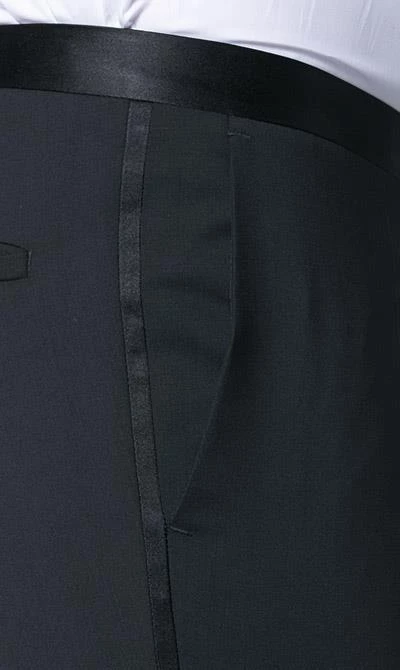 HUGO Smoking AlstonS-HetonS 50321048+49/001 Smoking Alston-Heton, Slim Fit, Schurwoll-Stretch, Schwarz, Black 11 HUGO Smoking AlstonS-HetonS 50321048+49/001 Smoking Alston-Heton, Slim Fit, Schurwoll-Stretch, Schwarz, Black – Bild 9