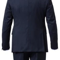 EDUARD DRESSLER Anzug 00820/6B01+3B25/47 Shaped Fit, Schurwolle Super130 Loro Piana, Dunkelblau kariert, Dunkelblau -Anzüge & Westen Schritte 258082 norm5