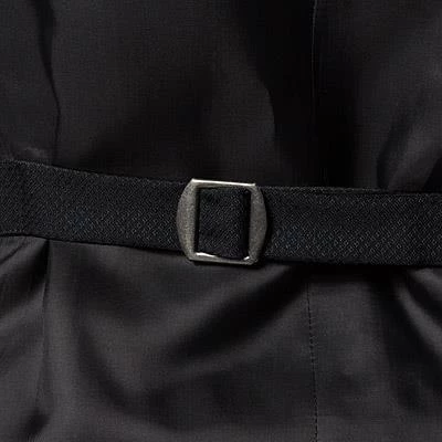 CG Weste Carlton 50/102S1/441013/90 Slim Fit, Schurwolle, Schwarz gemustert, Schwarz 6 CG Weste Carlton 50/102S1/441013/90 Slim Fit, Schurwolle, Schwarz gemustert, Schwarz – Bild 4