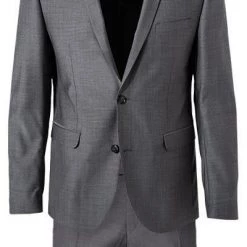 CG Anzug Caden+Cedric 50/102S1/423712+433063/81 Slim Fit, Schurwolle Super100, Dunkelgrau gemustert, Grau -Anzüge & Westen Schritte 260707 norm2