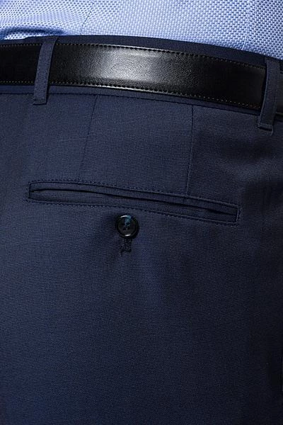 Carl Gross Hose Silvio 60/049N0/338271/63 Regular Fit, Schurwolle Super110 REDA, Dunkelblau meliert, Marine 6 Carl Gross Hose Silvio 60/049N0/338271/63 Regular Fit, Schurwolle Super110 REDA, Dunkelblau meliert, Marine – Bild 4