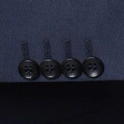 Carl Gross Anzug 60/049N0/324772+338271/63 Regular Fit, Schurwolle Super110 REDA, Dunkelblau meliert, Marine -Anzüge & Westen Schritte 260718 norm4