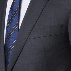 Carl Gross Anzug 60/049N0/324772+338271/82 Regular Fit, Schurwolle Super110 REDA, Anthrazit meliert, Anthrazit -Anzüge & Westen Schritte 260719 norm3