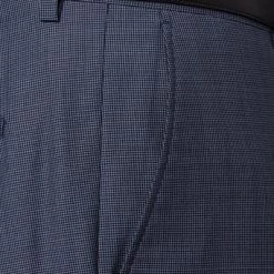 Pierre Cardin Hose Damian 72002/850/11461/3350 Regular Fit, Schurwolle, Bleu meliert, Ocean -Anzüge & Westen Schritte 260743 norm3