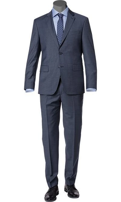 Pierre Cardin Anzug 52250+72002/850/11461/3350 Regular Fit, Schurwolle, Saphirblau meliert, Ocean 3 Pierre Cardin Anzug 52250+72002/850/11461/3350 Regular Fit, Schurwolle, Saphirblau meliert, Ocean