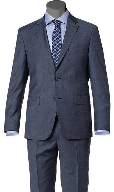 Pierre Cardin Anzug 52250+72002/850/11461/3350 Regular Fit, Schurwolle, Saphirblau meliert, Ocean 4 Pierre Cardin Anzug 52250+72002/850/11461/3350 Regular Fit, Schurwolle, Saphirblau meliert, Ocean – Bild 2