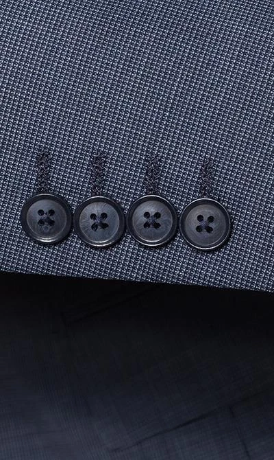 Pierre Cardin Anzug 52250+72002/850/11461/3350 Regular Fit, Schurwolle, Saphirblau meliert, Ocean 6 Pierre Cardin Anzug 52250+72002/850/11461/3350 Regular Fit, Schurwolle, Saphirblau meliert, Ocean – Bild 4