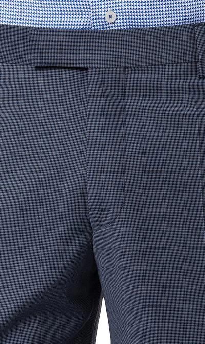 Pierre Cardin Anzug 52250+72002/850/11461/3350 Regular Fit, Schurwolle, Saphirblau meliert, Ocean 9 Pierre Cardin Anzug 52250+72002/850/11461/3350 Regular Fit, Schurwolle, Saphirblau meliert, Ocean – Bild 7