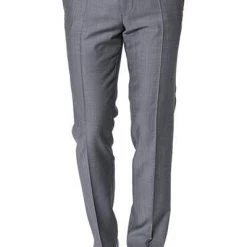 Carl Gross Hose Sascha 60-045N1/332023/81 Modern Fit, Schurwolle Super110, Grau gemustert, Grau