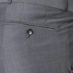 Carl Gross Hose Sascha 60-045N1/332023/81 Modern Fit, Schurwolle Super110, Grau gemustert, Grau -Anzüge & Westen Schritte 261568 norm4