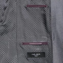 Carl Gross Anzug 60-045N1/323022+332023/81 Modern Fit, Schurwolle Super110, Stahlgrau, Grau -Anzüge & Westen Schritte 261570 norm5