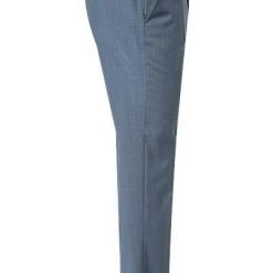 HUGO BOSS Hose Genesis2 50332854/462 Slim Fit, Schurwolle-Kaschmir, Rauchblau meliert, Open blue -Anzüge & Westen Schritte 266247 norm3