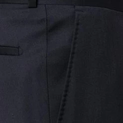 Carl Gross Hose Steve 00/001N0/338323/63 Modern Fit, Schurwolle LANIFICIO FLLI CERRUTI, Nachtblau -Anzüge & Westen Schritte 268567 norm3