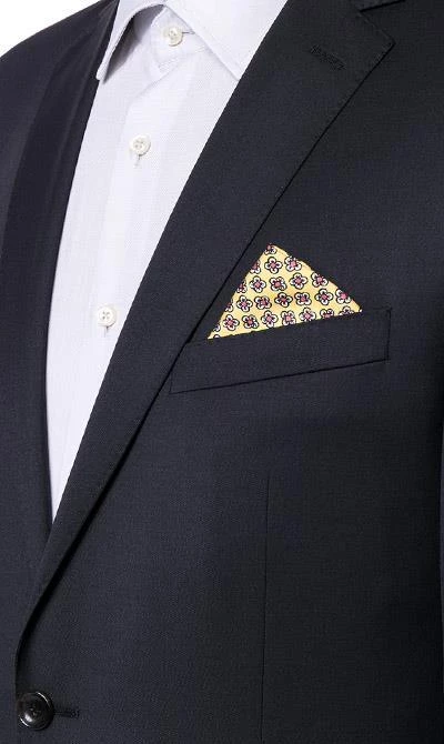 Carl Gross Anzug 00/001N0/324972+338323/63 Modern Fit, Schurwolle LANIFICIO FLLI CERRUTI, Nachtblau 5 Carl Gross Anzug 00/001N0/324972+338323/63 Modern Fit, Schurwolle LANIFICIO FLLI CERRUTI, Nachtblau – Bild 3