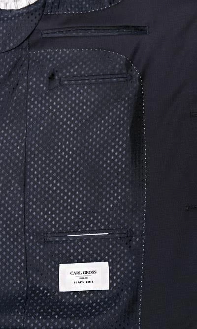 Carl Gross Anzug 00/001N0/324972+338323/63 Modern Fit, Schurwolle LANIFICIO FLLI CERRUTI, Nachtblau 7 Carl Gross Anzug 00/001N0/324972+338323/63 Modern Fit, Schurwolle LANIFICIO FLLI CERRUTI, Nachtblau – Bild 5