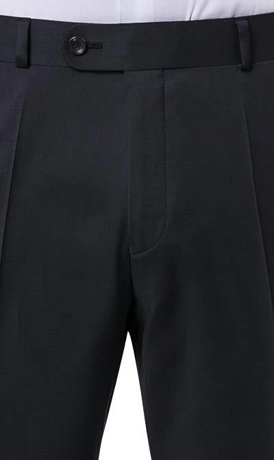 Carl Gross Anzug 00/001N0/324972+338323/63 Modern Fit, Schurwolle LANIFICIO FLLI CERRUTI, Nachtblau 9 Carl Gross Anzug 00/001N0/324972+338323/63 Modern Fit, Schurwolle LANIFICIO FLLI CERRUTI, Nachtblau – Bild 7
