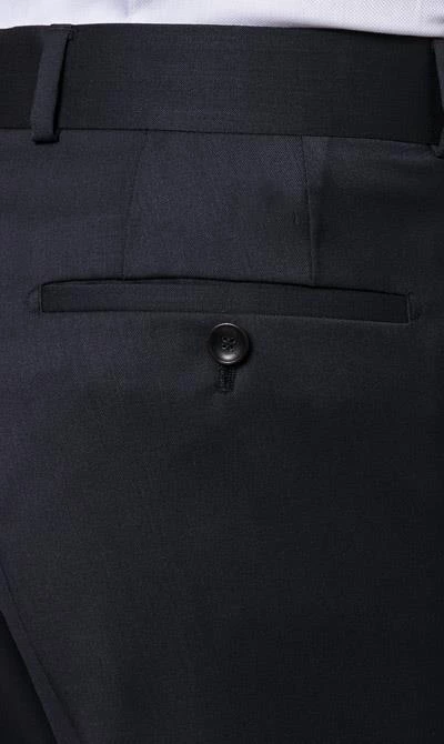 Carl Gross Anzug 00/001N0/324972+338323/63 Modern Fit, Schurwolle LANIFICIO FLLI CERRUTI, Nachtblau 11 Carl Gross Anzug 00/001N0/324972+338323/63 Modern Fit, Schurwolle LANIFICIO FLLI CERRUTI, Nachtblau – Bild 9