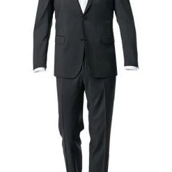 Carl Gross Anzug 00/001N0/324972+338323/83 Modern Fit, Schurwolle LANIFICIO FLLI CERRUTI, Anthrazit meliert, Anthrazit