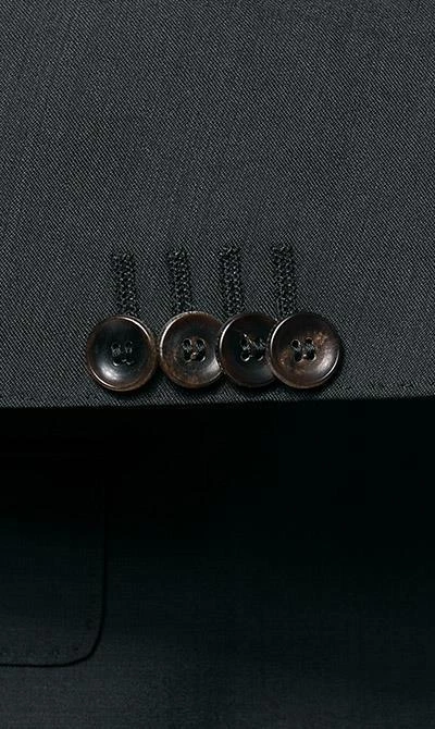 Carl Gross Anzug 00/001N0/324972+338323/83 Modern Fit, Schurwolle LANIFICIO FLLI CERRUTI, Anthrazit meliert, Anthrazit 6 Carl Gross Anzug 00/001N0/324972+338323/83 Modern Fit, Schurwolle LANIFICIO FLLI CERRUTI, Anthrazit meliert, Anthrazit – Bild 4