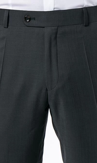Carl Gross Anzug 00/001N0/324972+338323/83 Modern Fit, Schurwolle LANIFICIO FLLI CERRUTI, Anthrazit meliert, Anthrazit 9 Carl Gross Anzug 00/001N0/324972+338323/83 Modern Fit, Schurwolle LANIFICIO FLLI CERRUTI, Anthrazit meliert, Anthrazit – Bild 7