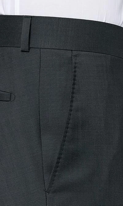 Carl Gross Anzug 00/001N0/324972+338323/83 Modern Fit, Schurwolle LANIFICIO FLLI CERRUTI, Anthrazit meliert, Anthrazit 10 Carl Gross Anzug 00/001N0/324972+338323/83 Modern Fit, Schurwolle LANIFICIO FLLI CERRUTI, Anthrazit meliert, Anthrazit – Bild 8