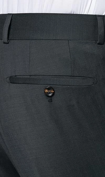 Carl Gross Anzug 00/001N0/324972+338323/83 Modern Fit, Schurwolle LANIFICIO FLLI CERRUTI, Anthrazit meliert, Anthrazit 11 Carl Gross Anzug 00/001N0/324972+338323/83 Modern Fit, Schurwolle LANIFICIO FLLI CERRUTI, Anthrazit meliert, Anthrazit – Bild 9