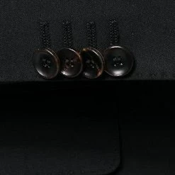 Carl Gross Anzug 00/001N0/324972+338323/90 Modern Fit, Schurwolle LANIFICIO FLLI CERRUTI, Schwarz -Anzüge & Westen Schritte 268572 norm4