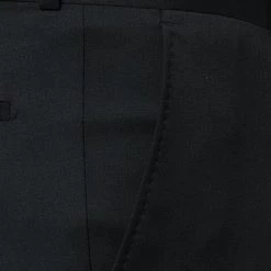 Carl Gross Anzug 00/001N0/324972+338323/90 Modern Fit, Schurwolle LANIFICIO FLLI CERRUTI, Schwarz -Anzüge & Westen Schritte 268572 norm8