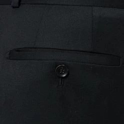 Carl Gross Anzug 00/001N0/324972+338323/90 Modern Fit, Schurwolle LANIFICIO FLLI CERRUTI, Schwarz -Anzüge & Westen Schritte 268572 norm9