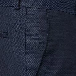 Carl Gross Hose Steve 60/048N1/338323/63 Modern Fit, Schurwolle GUABELLO, Dunkelblau gemustert, Dunkelblau -Anzüge & Westen Schritte 268578 norm3