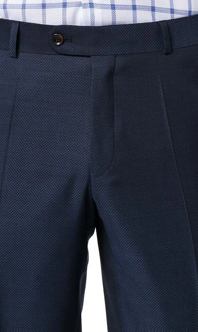 Carl Gross Anzug 60/048N1/324972+338323/63 Modern Fit, Schurwolle GUABELLO, Dunkelblau gemustert, Dunkelblau 9 Carl Gross Anzug 60/048N1/324972+338323/63 Modern Fit, Schurwolle GUABELLO, Dunkelblau gemustert, Dunkelblau – Bild 7