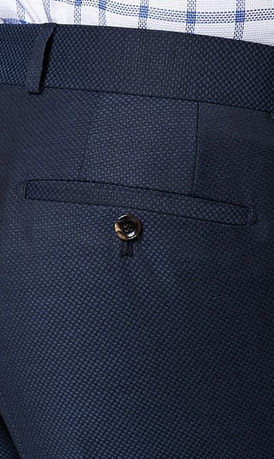 Carl Gross Anzug 60/048N1/324972+338323/63 Modern Fit, Schurwolle GUABELLO, Dunkelblau gemustert, Dunkelblau 11 Carl Gross Anzug 60/048N1/324972+338323/63 Modern Fit, Schurwolle GUABELLO, Dunkelblau gemustert, Dunkelblau – Bild 9