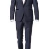Wilvorst Smoking blau 471201/33/13661/2+724 Wolle-Mohair, Nachtblau meliert -Anzüge & Westen Schritte 269007 norm