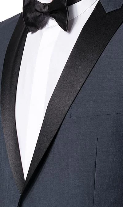 Wilvorst Smoking blau 471201/33/13661/2+724 Wolle-Mohair, Nachtblau meliert 5 Wilvorst Smoking blau 471201/33/13661/2+724 Wolle-Mohair, Nachtblau meliert – Bild 3