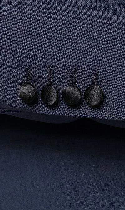 Wilvorst Smoking blau 471201/33/13661/2+724 Wolle-Mohair, Nachtblau meliert 6 Wilvorst Smoking blau 471201/33/13661/2+724 Wolle-Mohair, Nachtblau meliert – Bild 4