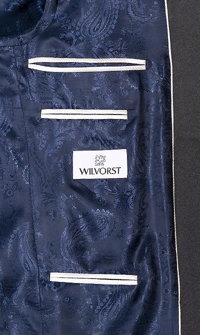 Wilvorst Smoking blau 471201/33/13661/2+724 Wolle-Mohair, Nachtblau meliert 7 Wilvorst Smoking blau 471201/33/13661/2+724 Wolle-Mohair, Nachtblau meliert – Bild 5