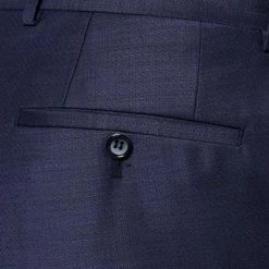 ROY ROBSON Hose 5015/0340/018 Regular Fit, Schurwolle, Mittelblau meliert, Mittelbau -Anzüge & Westen Schritte 269808 norm4