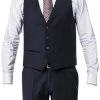 ROY ROBSON Weste S05050381704100/A401 Slim Fit, Schurwolle, Nachtblau meliert, Nachtblau -Anzüge & Westen Schritte 269818 norm