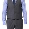 ROY ROBSON Weste S05050381704100/A020 Slim Fit, Schurwolle, Mittelgrau meliert, Grau