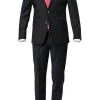 ROY ROBSON Anzug S00050381694700+295400/A001 Slim Fit, Schurwolle, Schwarz -Anzüge & Westen Schritte 269825 norm